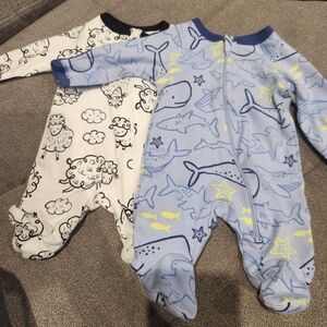 Blue and White Kids Sleepers